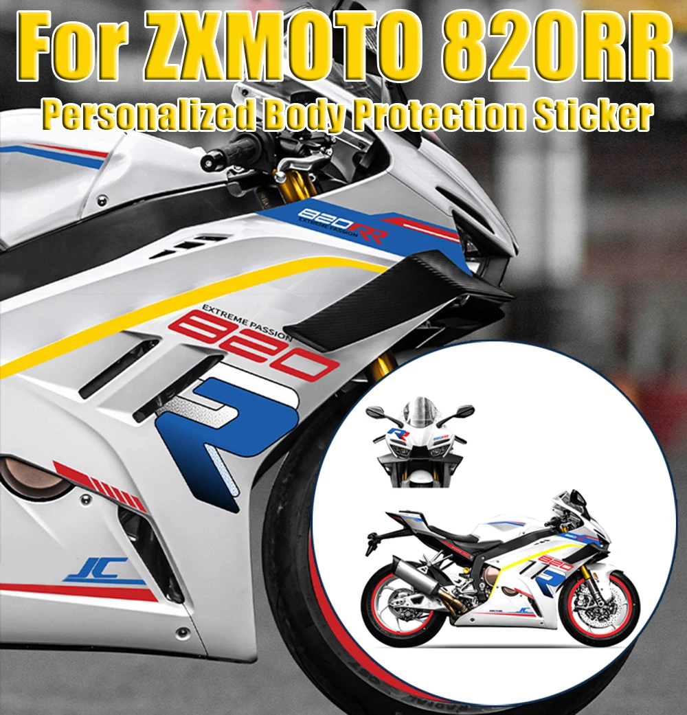 

Motorcycle Modification Personalized Body Protection Sticker Decorative Pull Flower Stickers For ZXMOTO 820RR 820 RR 820-RR