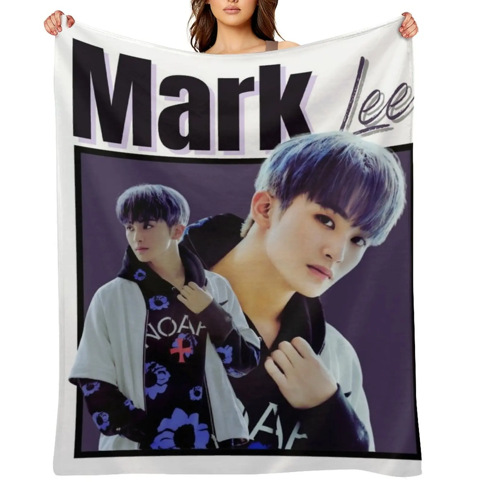

Mark Lee Throw Blanket Thermals For Travel warm for winter For Decorative Sofa Soft Plush Plaid Blankets