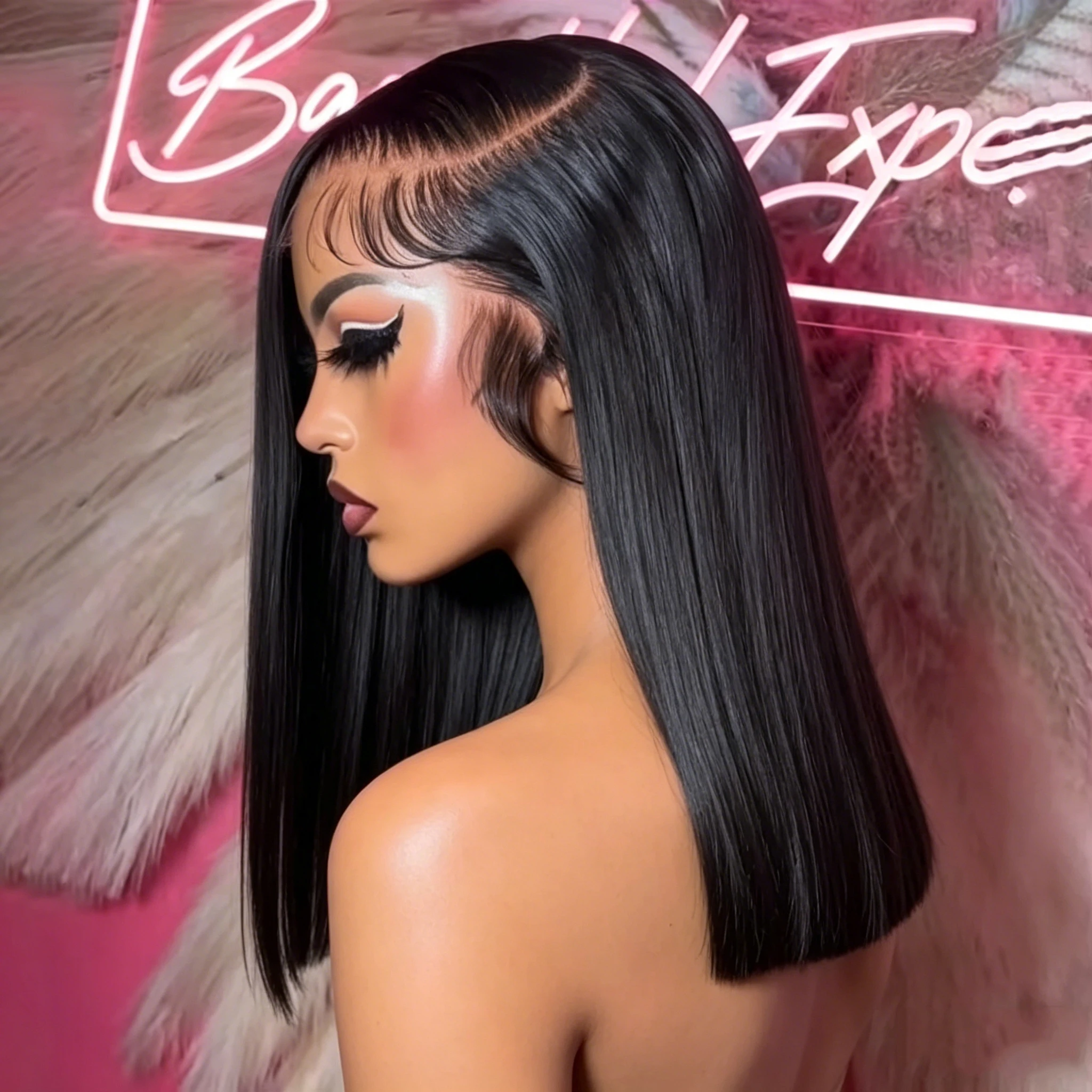 

Bye Bye Slip Straight 13X4 13X6 Lace Front Human Hair Wigs With Secure Strips Flexible Bye Bye Knots Design Stable Fit For Daily Women Wear