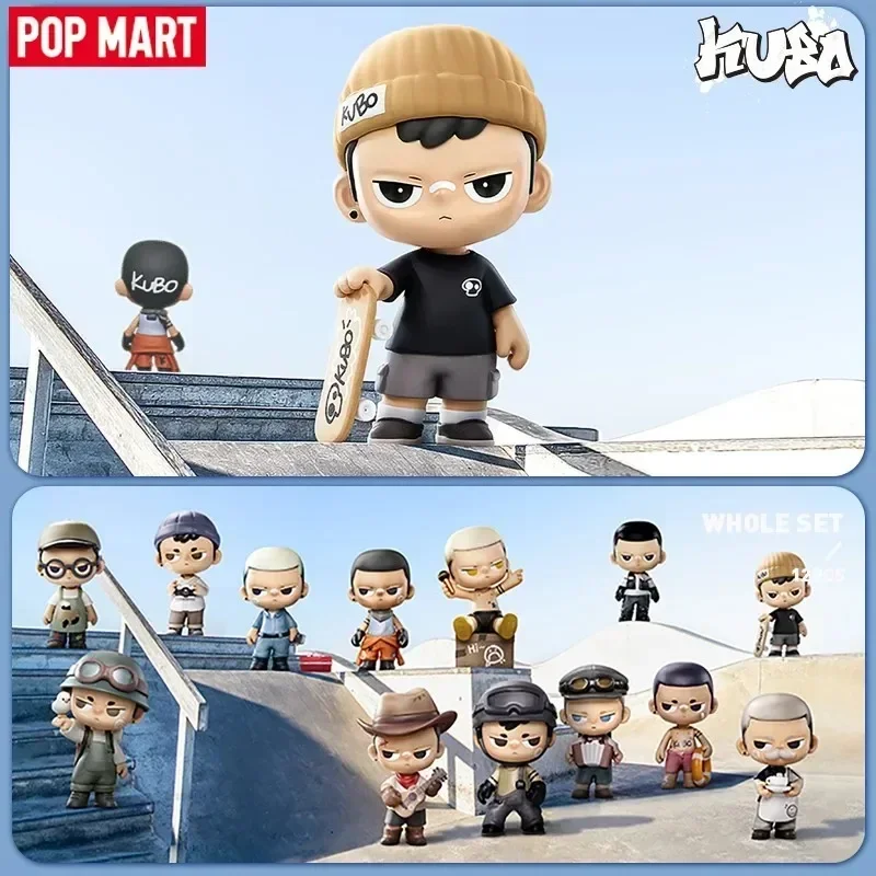 

POP MART Kubo Walks of Life Series Blind Box Mystery Box Kawaii Ornaments Figurines Home Decor Desktop Model Dolls Gilrs Gift