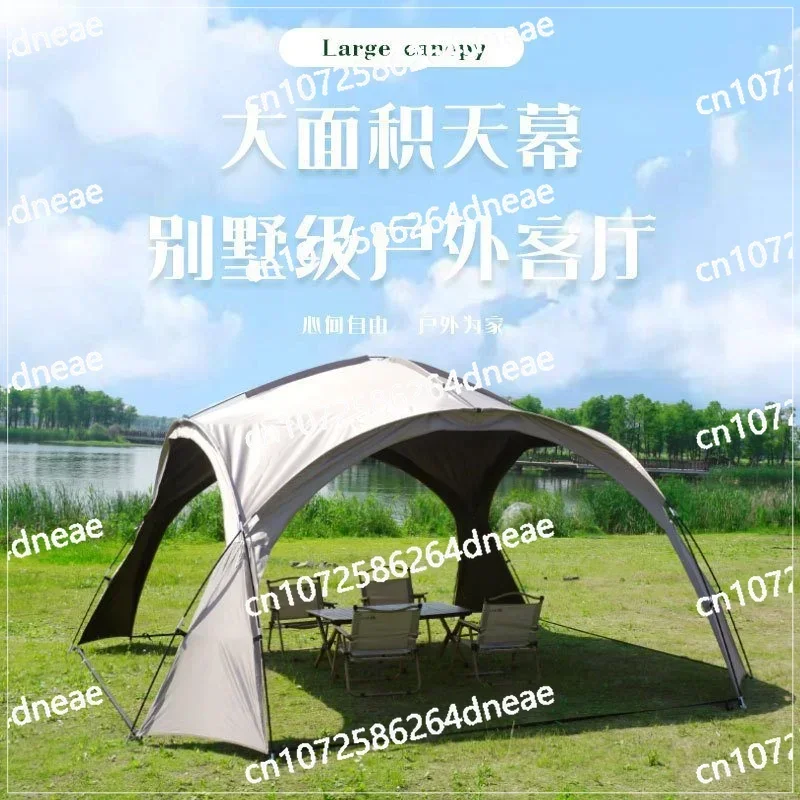 Dome canopy eggshell spherical tent, outdoor camping oversized, awning portable, folding vinyl sunscreen