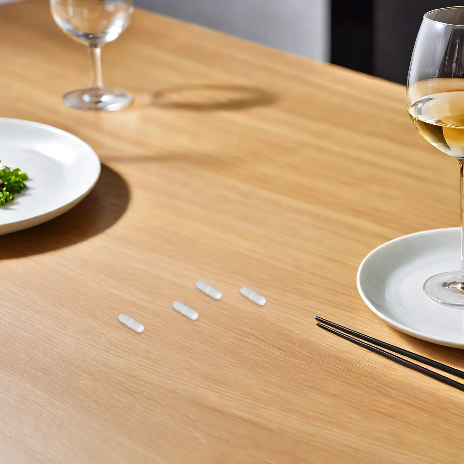 

4pcs Magnetic Stir Bars Pp Stirrer For Self-Stirring Cup Liquid Mixing Experiment Equipment Laboratory Accessories