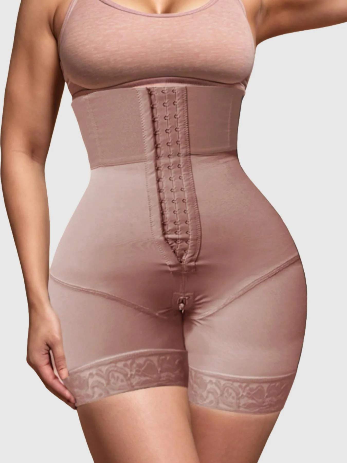 High Waisted Shapewear Sports Compression Pants Body Hugging Tight Fit for Women view 3