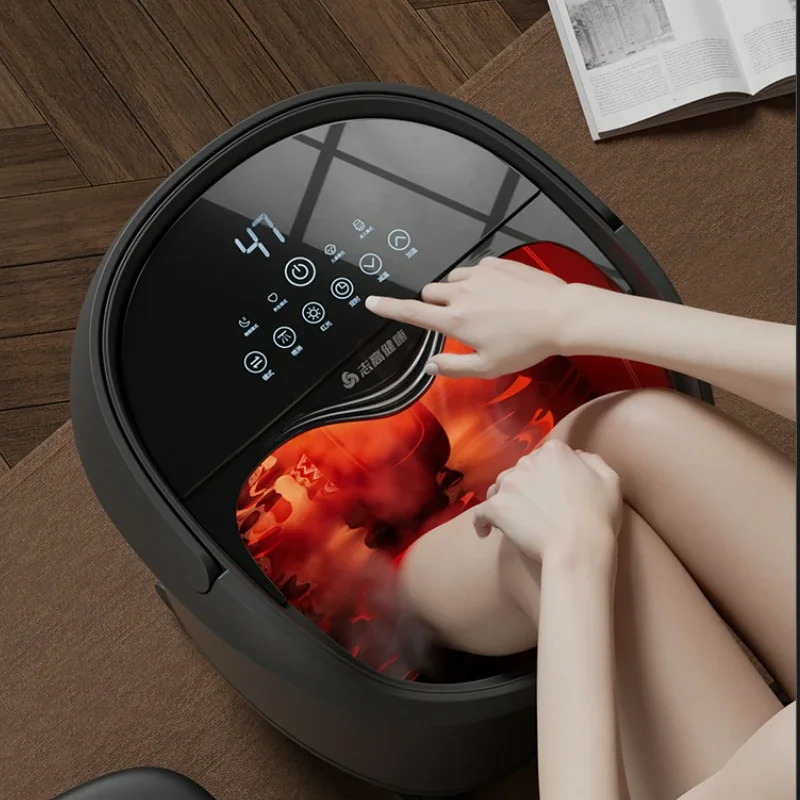 

Foot Bath Bucket Automatic Heating Constant Temperature Massage Pedicure Spa Electric High Depth Leg Health Footbath Machine