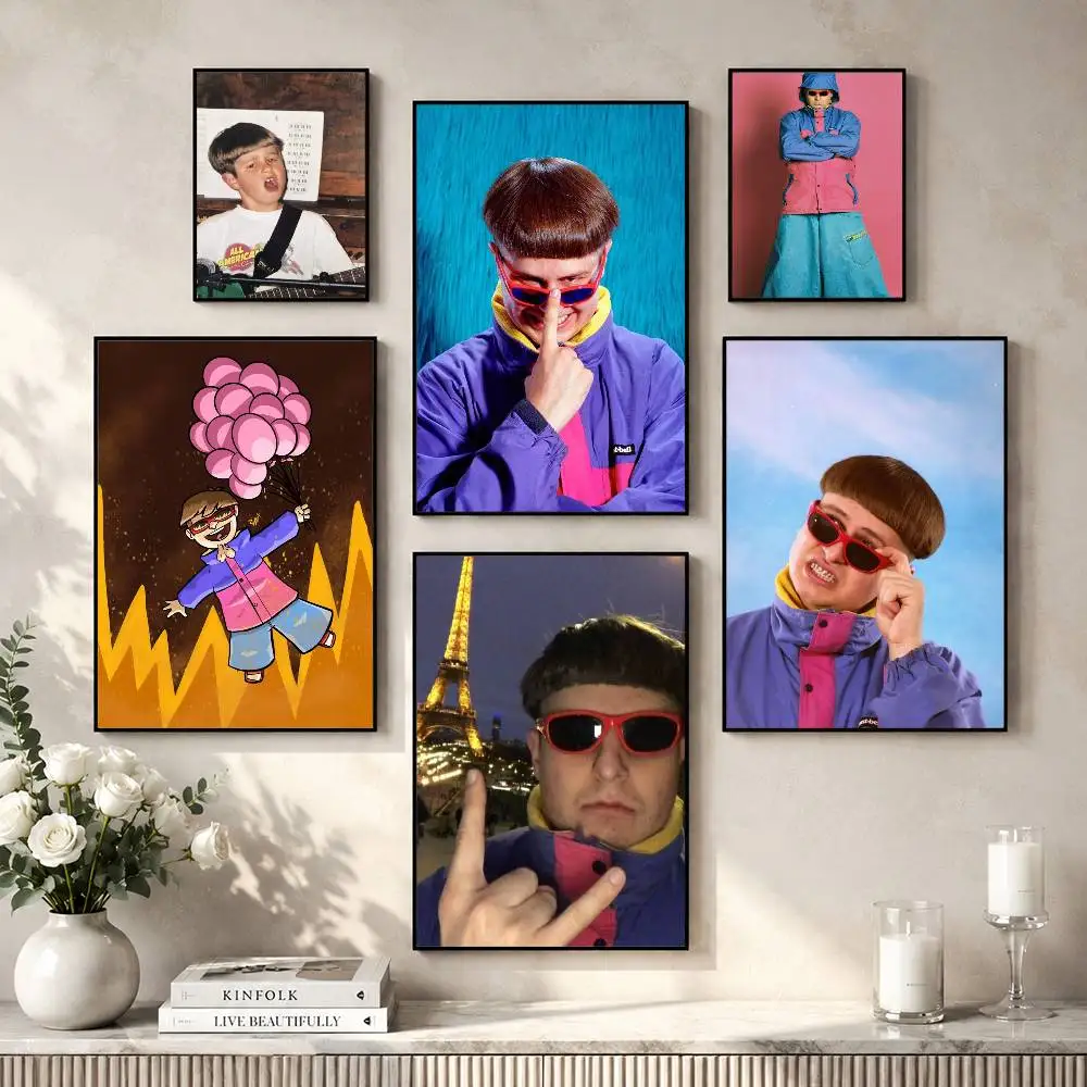 Alien Boy RIP O-Oliver Tree Poster Versatile HD Waterproof Wall Art Self-Adhesive Decor for Any Space Ideal Gift