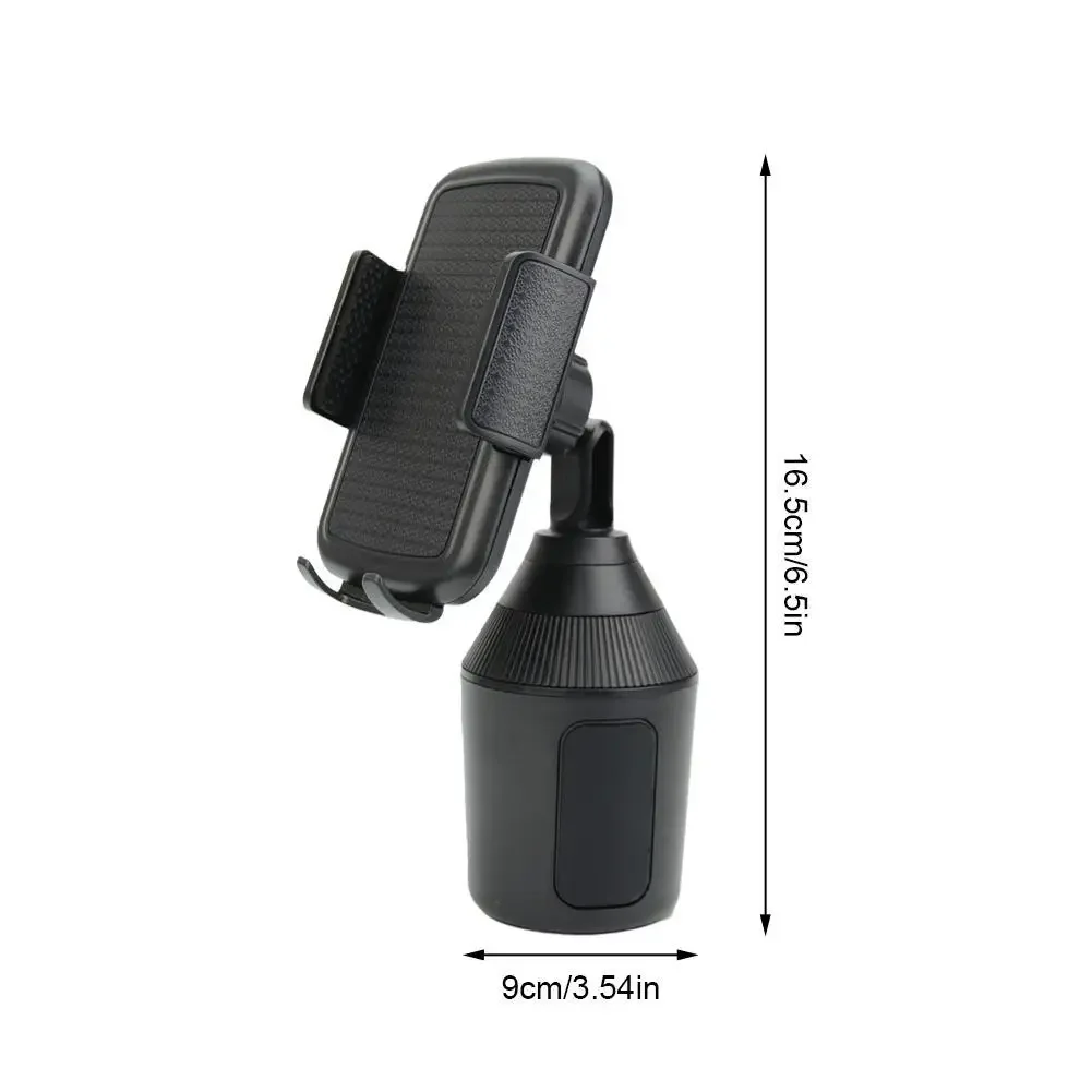

Adjustable Mini Universal Car Cup Holder Phone Rotating Holder Drink Bottle Cup Holder Car Phone Holder Black ABS Material High
