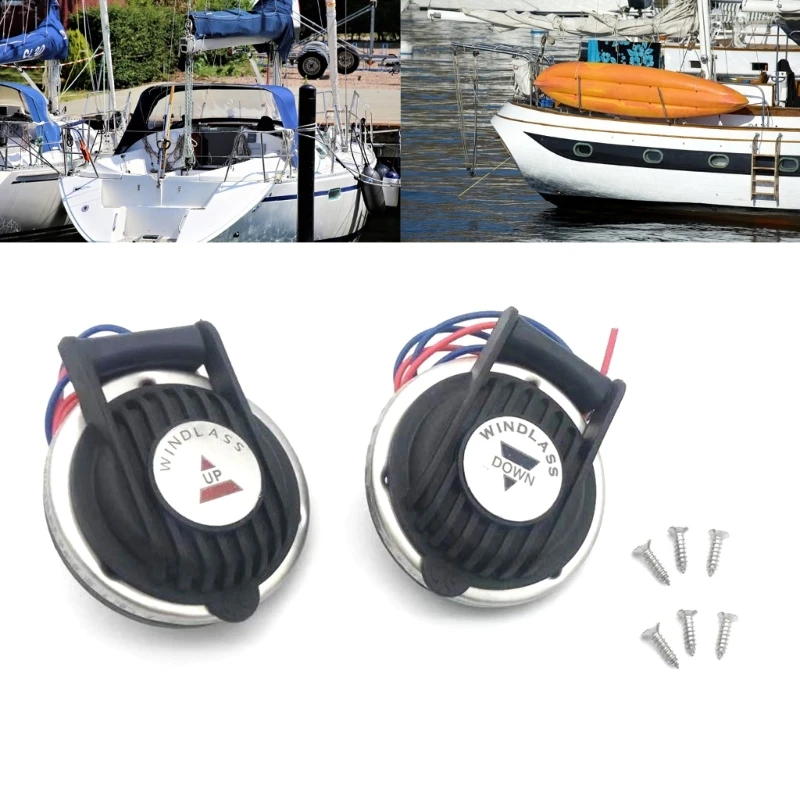 Marine Anchors Winch Foot Switches for Efficient Boat Operations Long Term Use