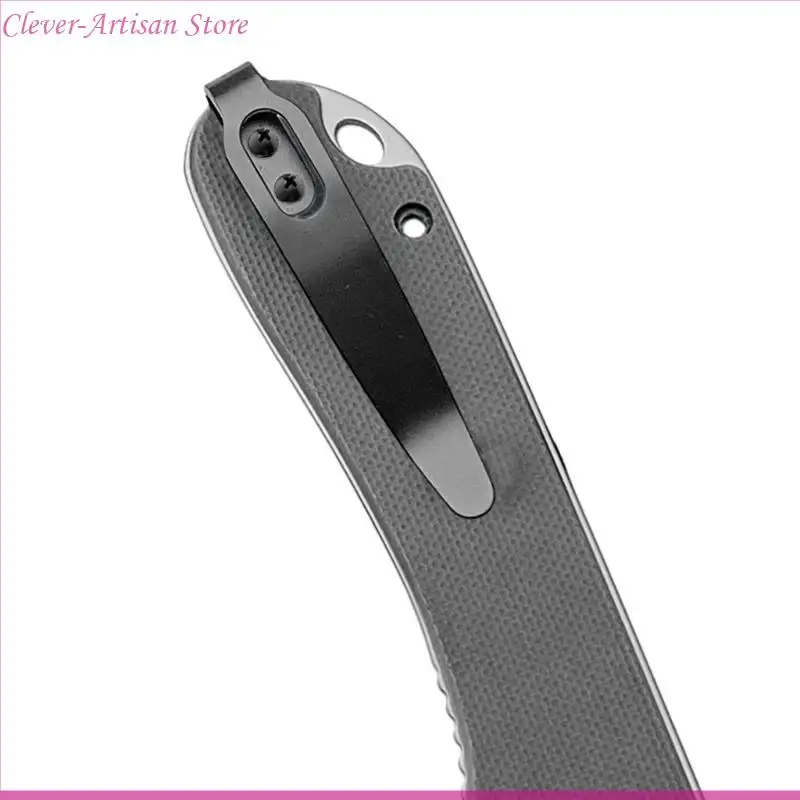 E06B Couteau Clip arrière avec 3pcs 5 vis Percles Percettes taille pour couteaux Diy Make