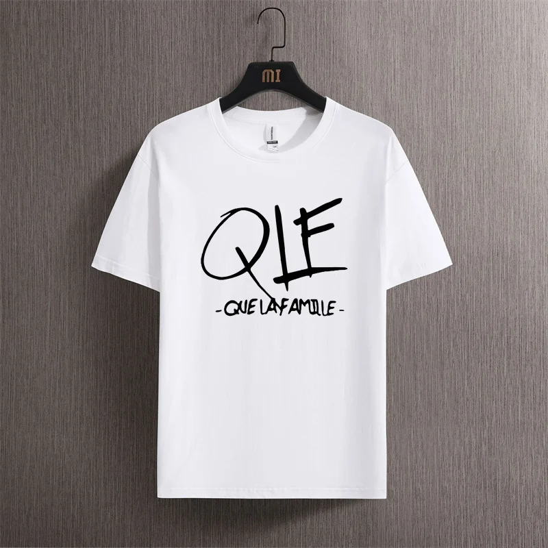 Man Cotton T Shirt Personnalise Chanteur Qlf Que La Famille Chanson Musique N007 Printed T-shirt Woman Vintage Shirts