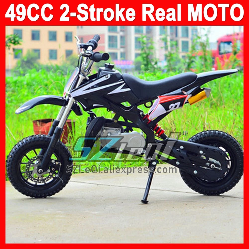 Dirt Bike Mini Motorcycle Off-road Vehicle Apollo Mountain 49/50CC Small 2 Stroke Cross Gasoline Kart Children Racing Motorbike