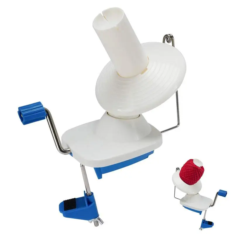 Large Yarn Fiber String Ball Wool Hand Operated Cable Winder Machine Household Winder Holder Winder Fiber