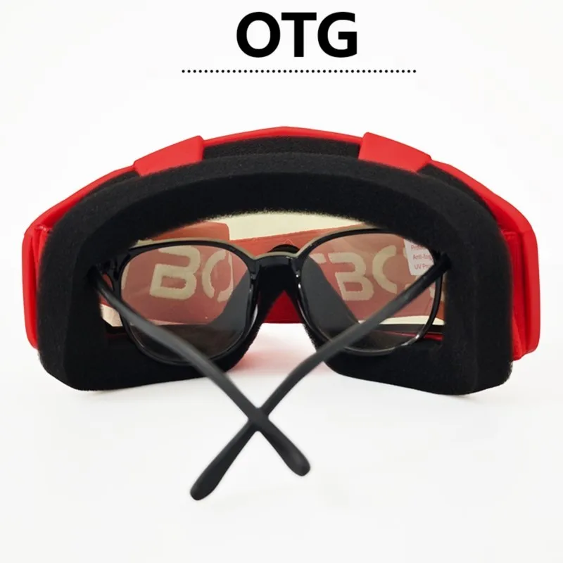 Multi-scene Adult Night Goggles for Ski & Motorbike, With Double Layer Anti Fog & UV Protection, Snow Barrier, Elastic Strap 3