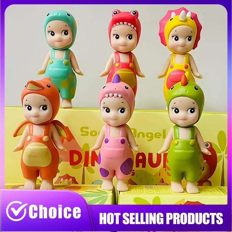 

Hot Sonny Angel Blind Box Dinosaur Series Limited Edition Kawaii Anime Figure Collectible Cute Strawberry Doll Gift for Kids