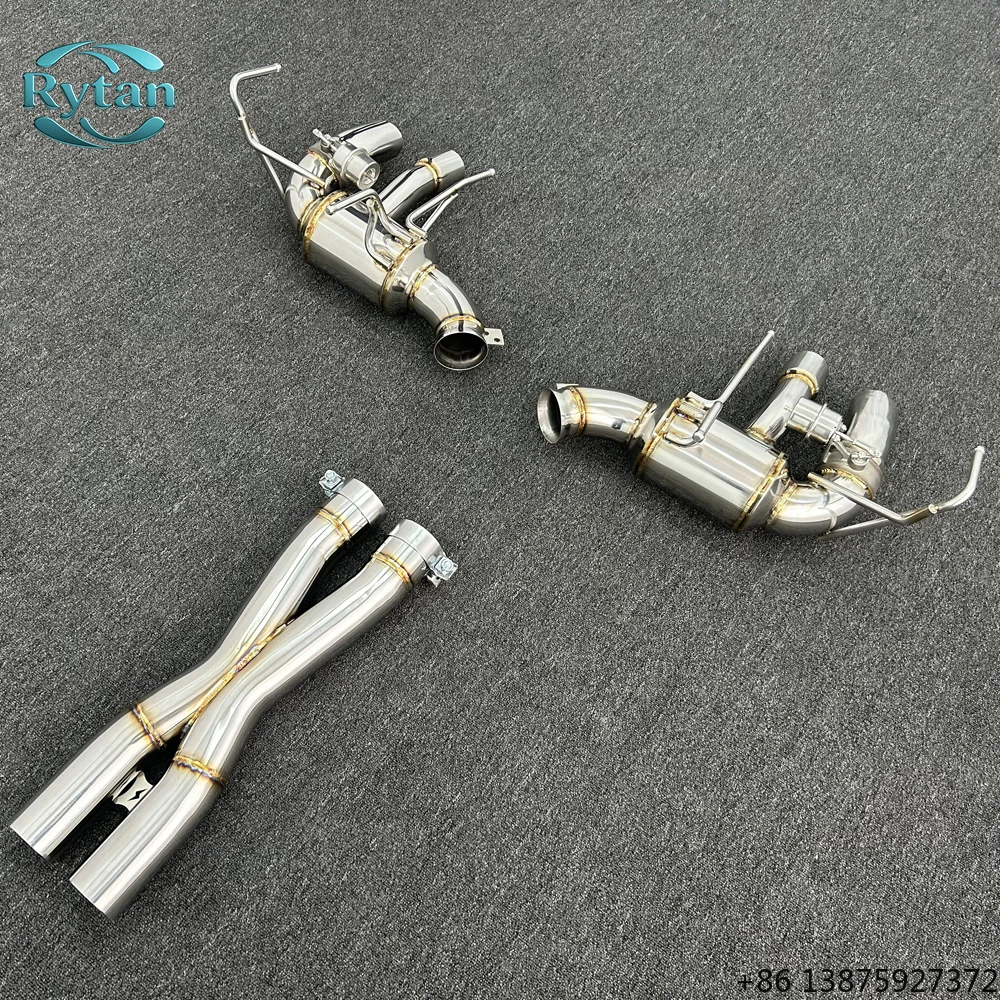 

Выхлопная система Rytan Performance Valvetronic с клапанами, из нержавеющей стали 304, Catback и Downpipe для Ferrari F12