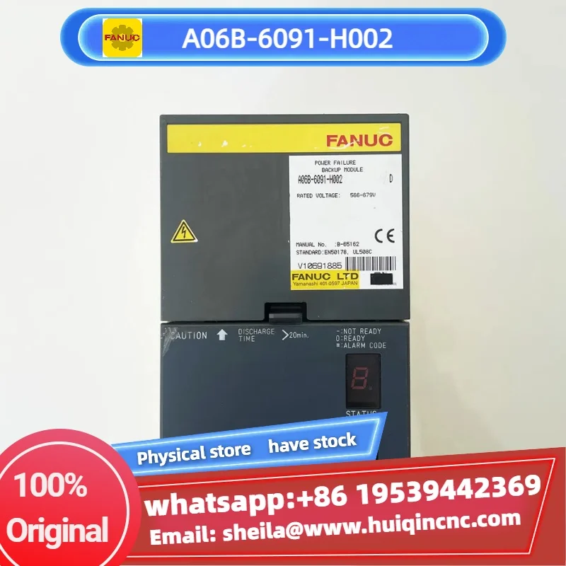 A06B-6091-H002 old used Original FANUC power supply used/new in-stock inventory A06B-6091-H002