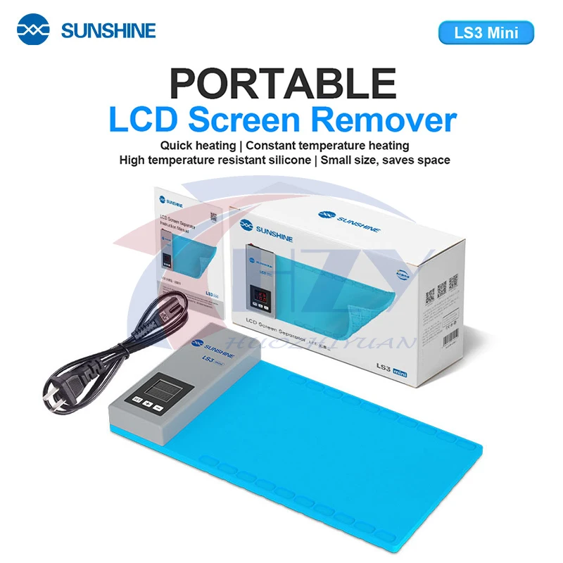

SUNSHINE LS3 mini LCD Screen Remover Heating Stage Separator Pad For iPhone IPad Repair Separation Pad LCD Dismantling Treasu
