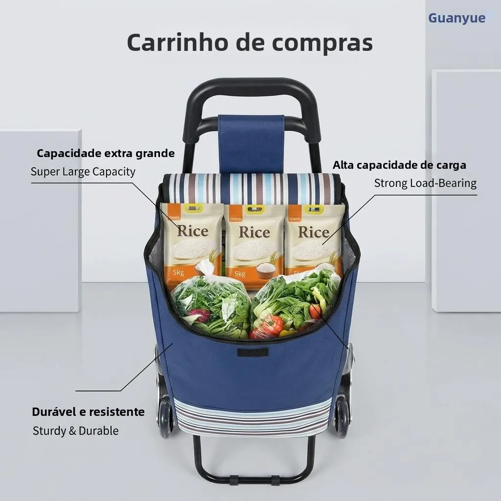 portable-folding-stainless-steel-shopping-cart-large-capacity-vegetable-buying-little-trolley-crystal-wheel-wear-resistant