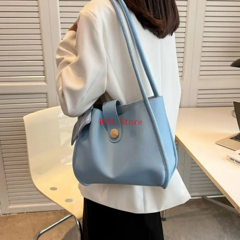 

2pcs PU Leather Summer Travel Bags Large Capacity Fashion Shoulder Bag Purse with Adjustable Strap Handbag for Women