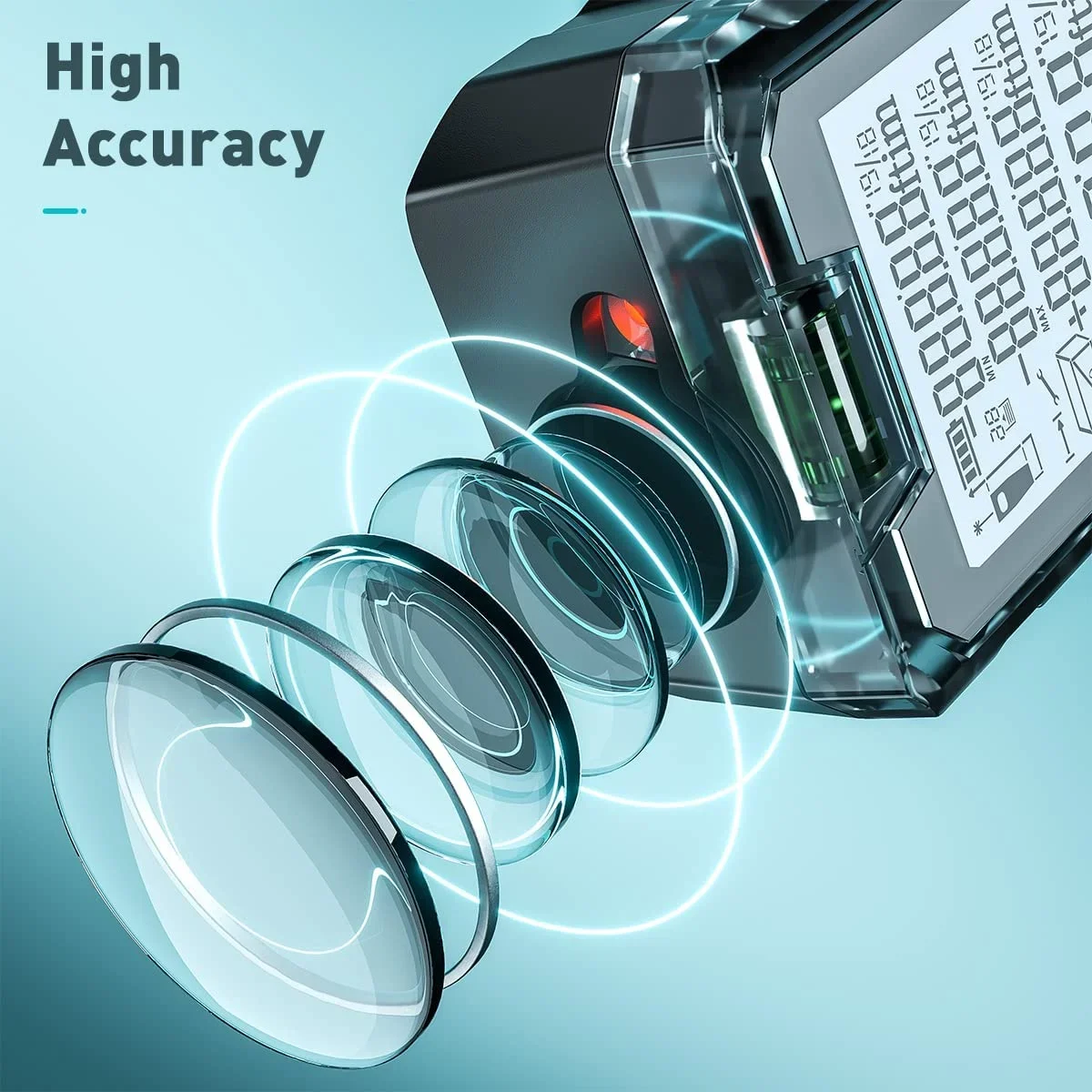 Decteam Hoge Nauwkeurigheid Laser Afstandsmeter Afstandsmeter Meetinstrumenten D8-LM100