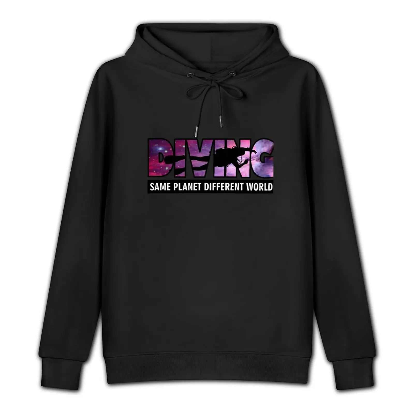 Scuba Diving, Same Planet Different World Pullover Hoodie blouse men's coat hoodie man