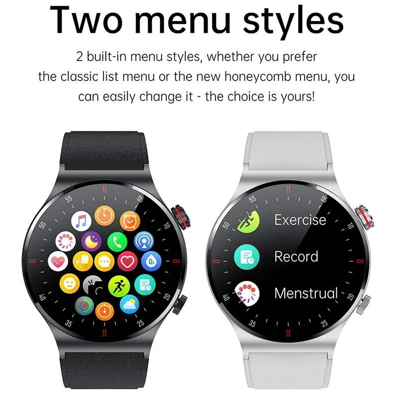 Xiaomi nuevo NFC Bluetooth llamada reloj inteligente hombres pantalla completa GPS pulsera deportiva impermeable ECG salud SmartWatch para IOS Android