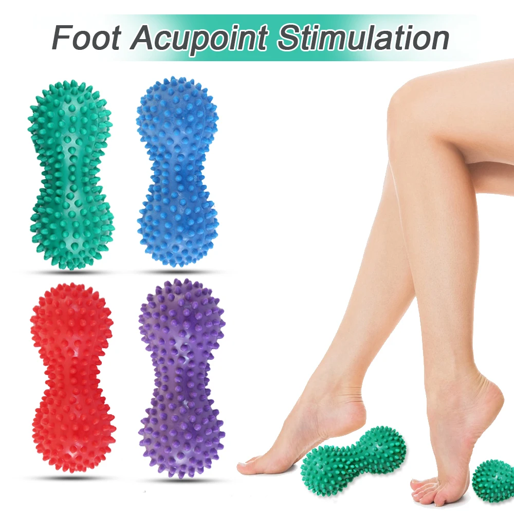 Foot Massage Roller Acupressure Masaje Foot Reflexology Relieve Pain Feet Muscle Stimulation Point Tigger Relaxation legs