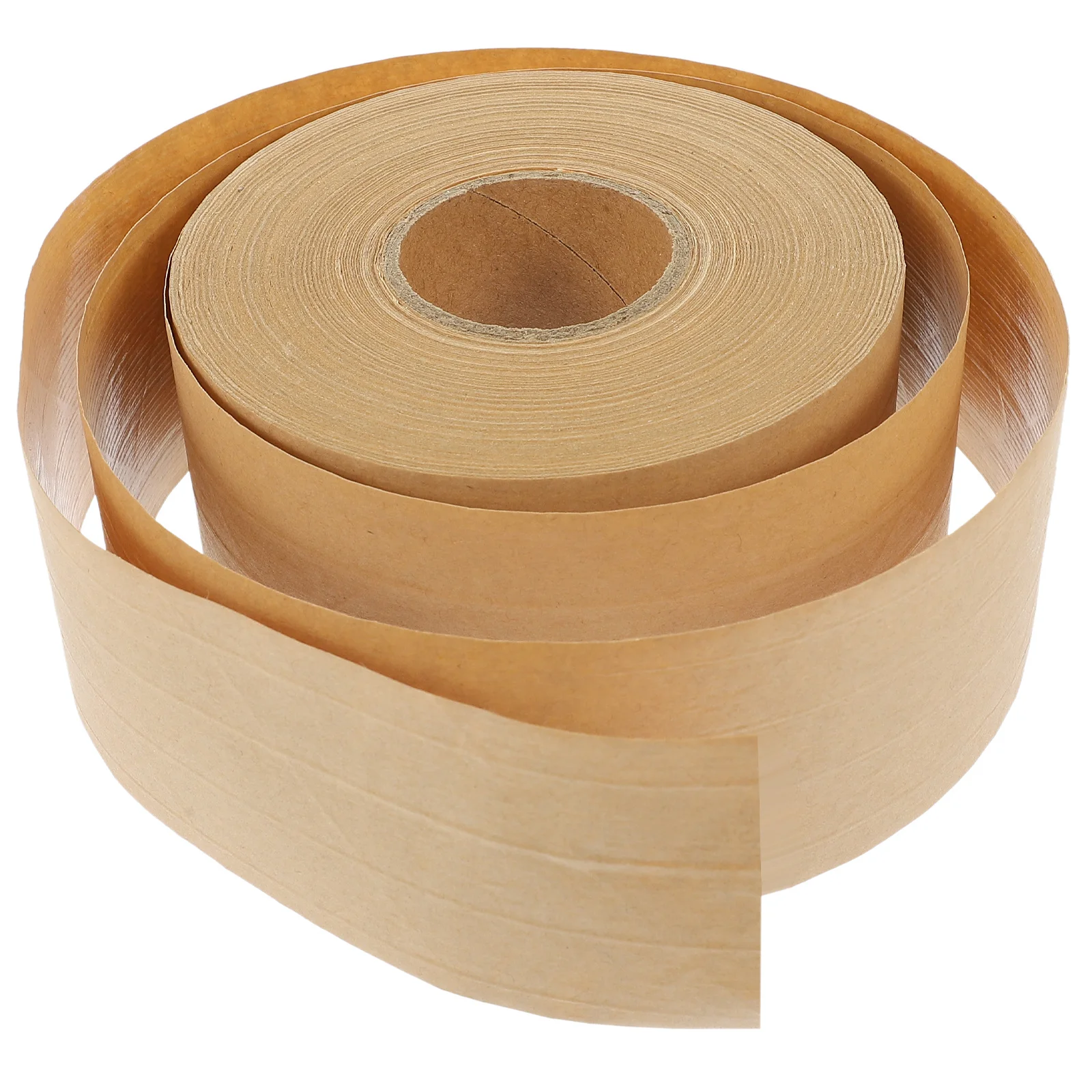 Sealing Tape 1 Roll Writable Kraft Paper for Packaging Carton Wrapping Side Sealing DIY Home Office Multi Purpose