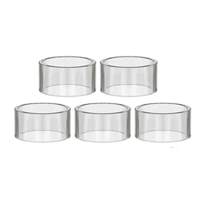 YUHETEC 5pcs Replacement  Glass Tube for Ammit RTA/Ammit 25 RTA/Ammit Dual RTA/Ammit MTL RTA