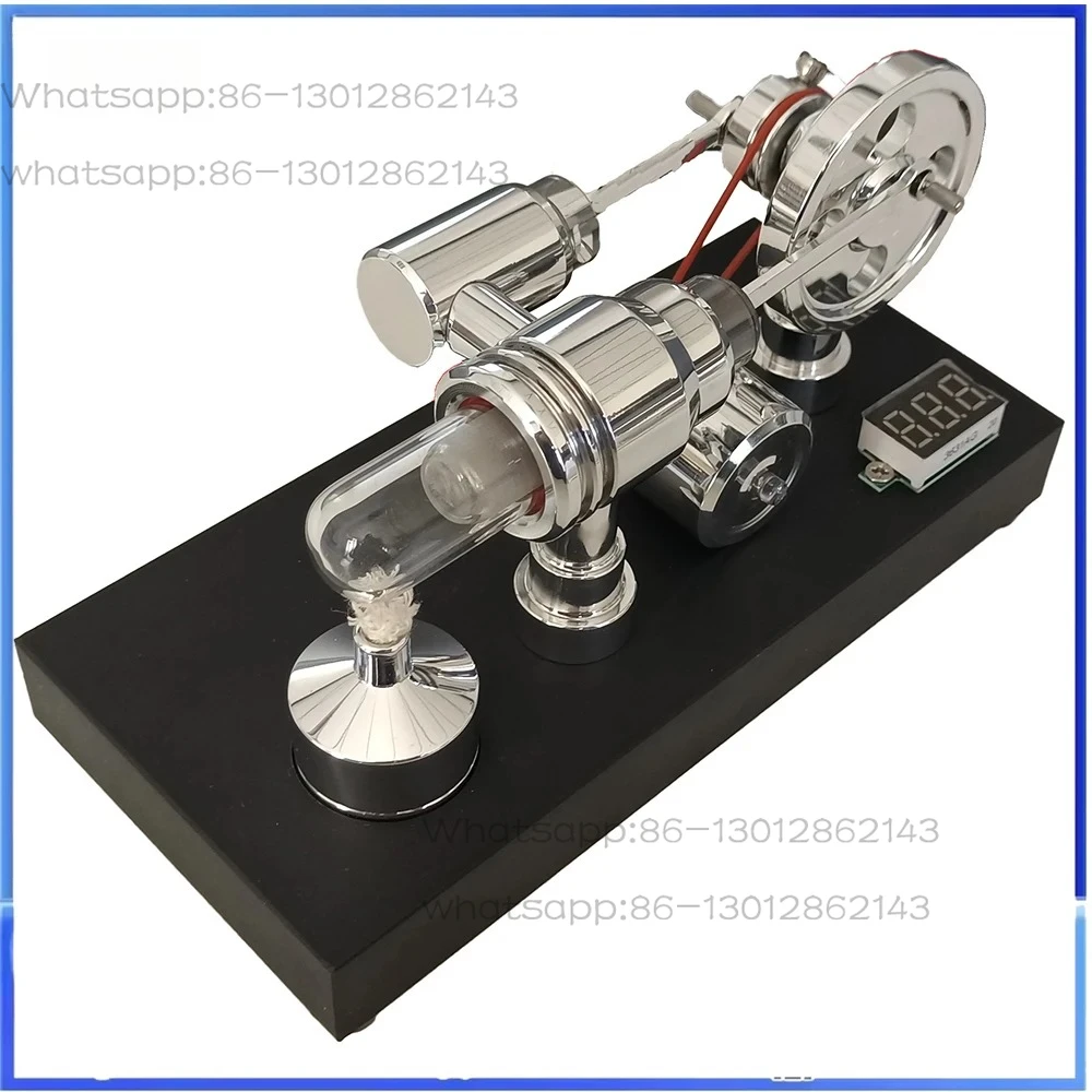 DIY motor generator model with bulb USB interface for physics experiment teaching equipment