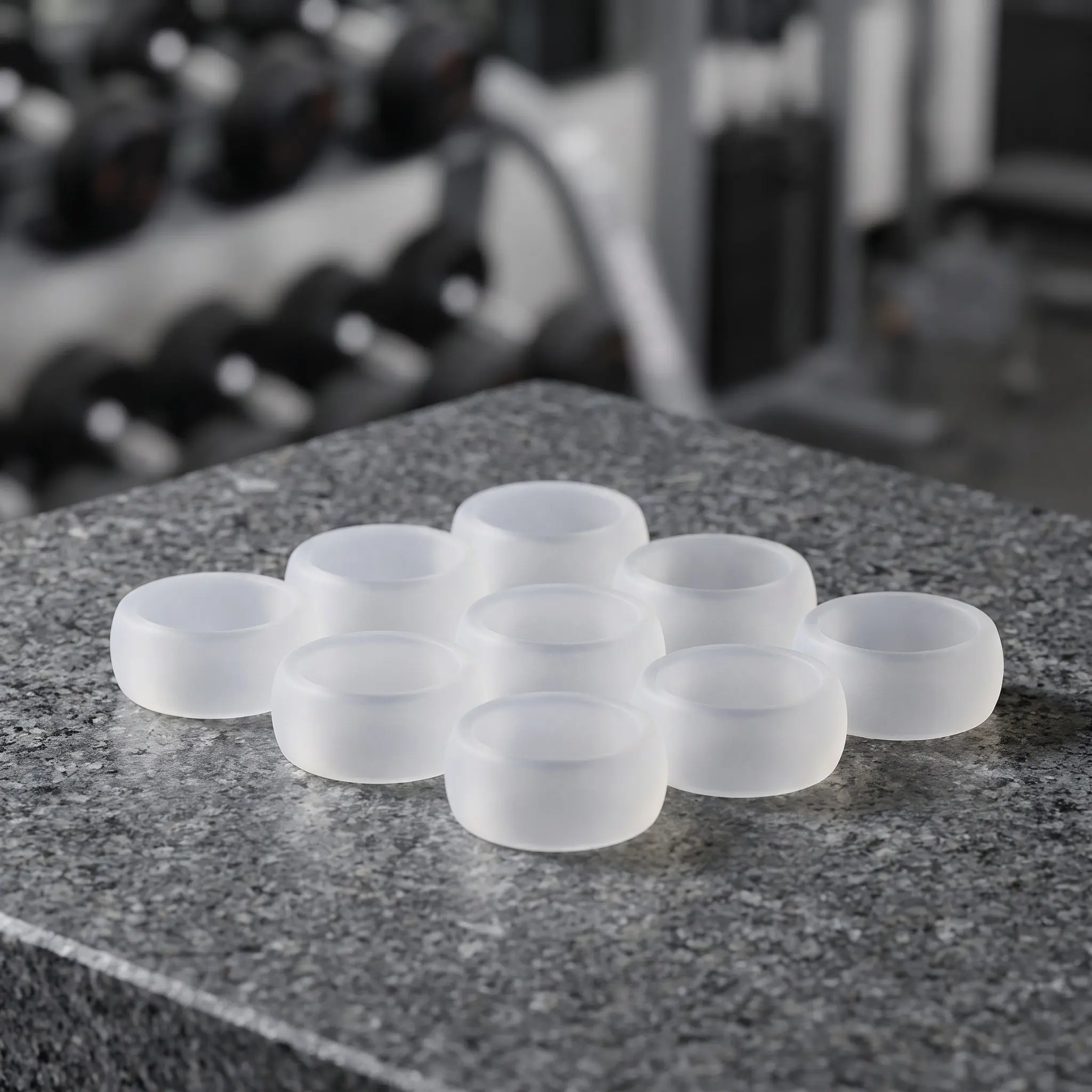 8Pcs Men's Silicone Rings – Waterproof, Flexible & Comfortable for Sports, Fitness, Gym & Outdoor Activities