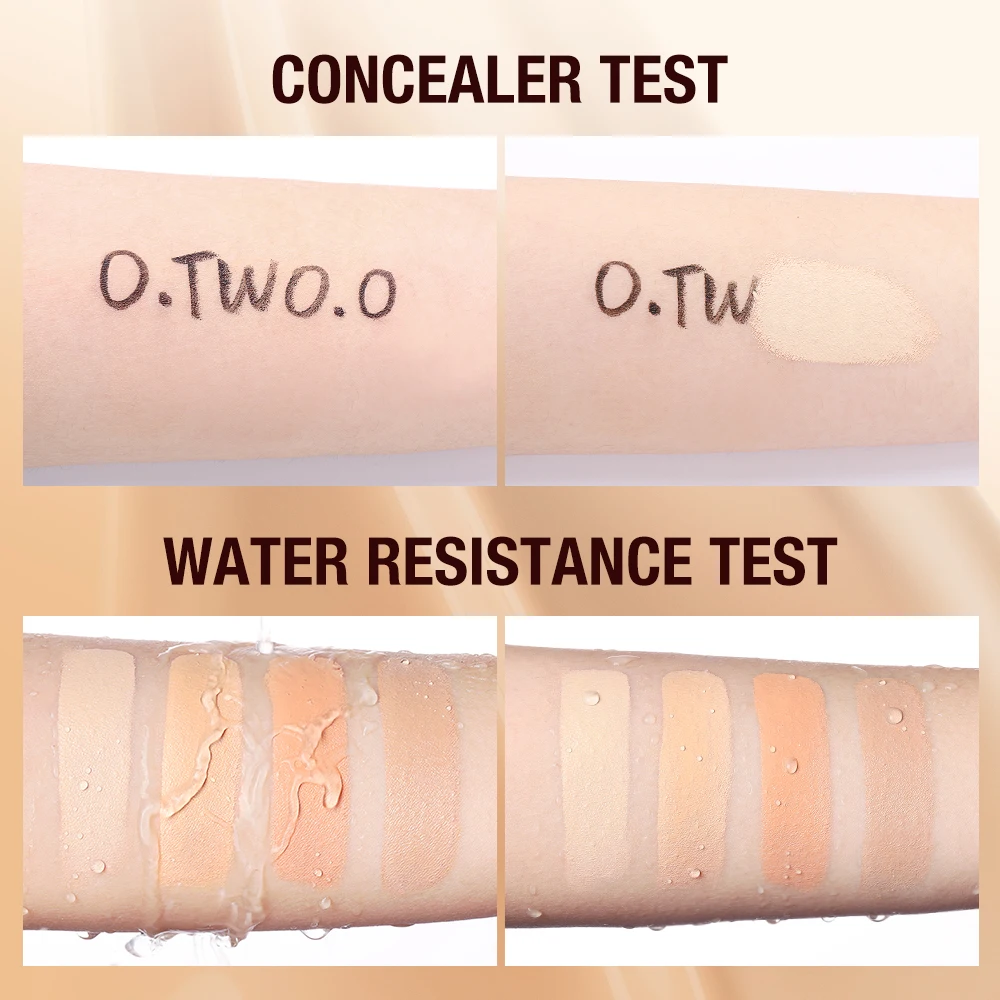 O.TWO.O Concealer Makeup Base Matte Lightweight Waterproof Eyes Dark Circles Foundation Cream Face Concealer Comestics