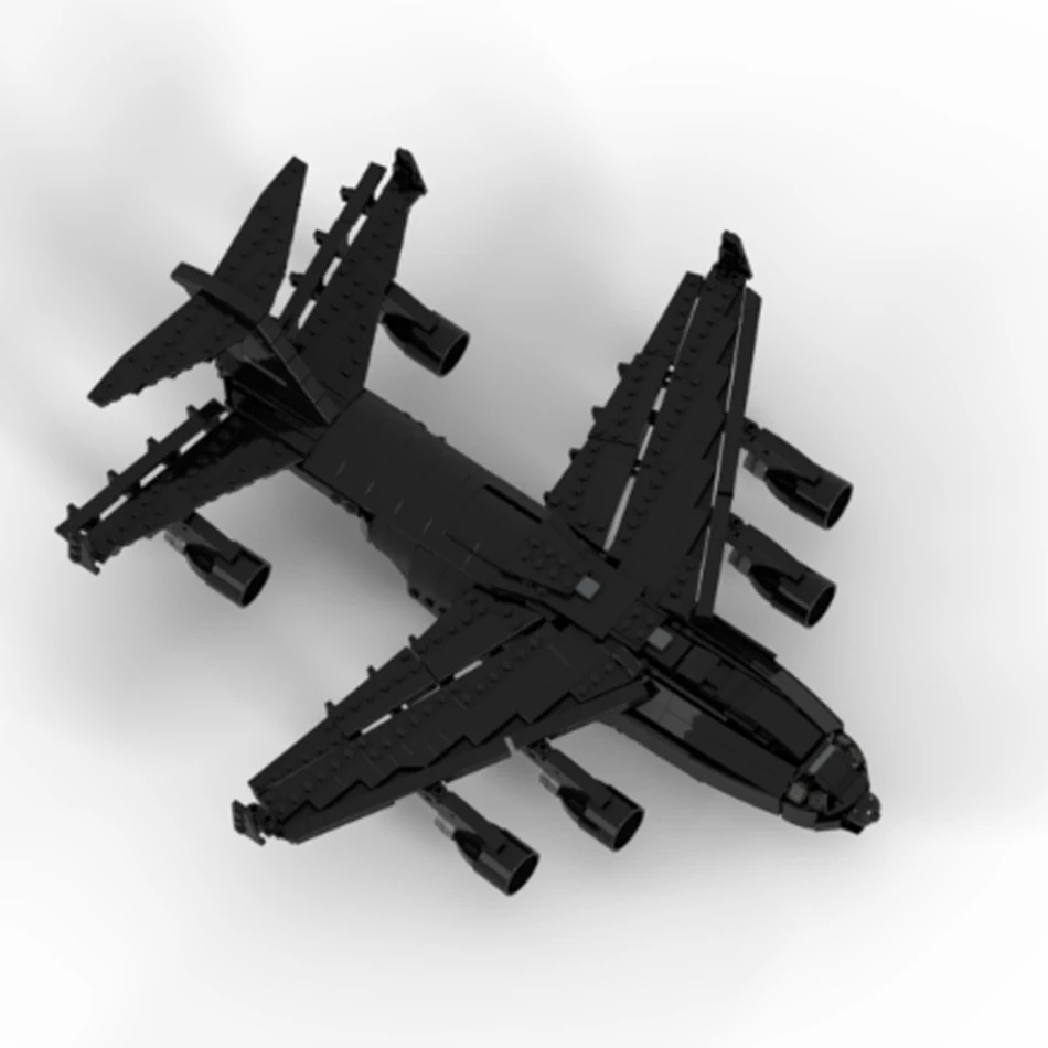 

Военный самолет серии C-17 Globemaster, индивидуальные строительные блоки, модель MOC, технология, кирпичи, игрушки, детские подарки на день рождения