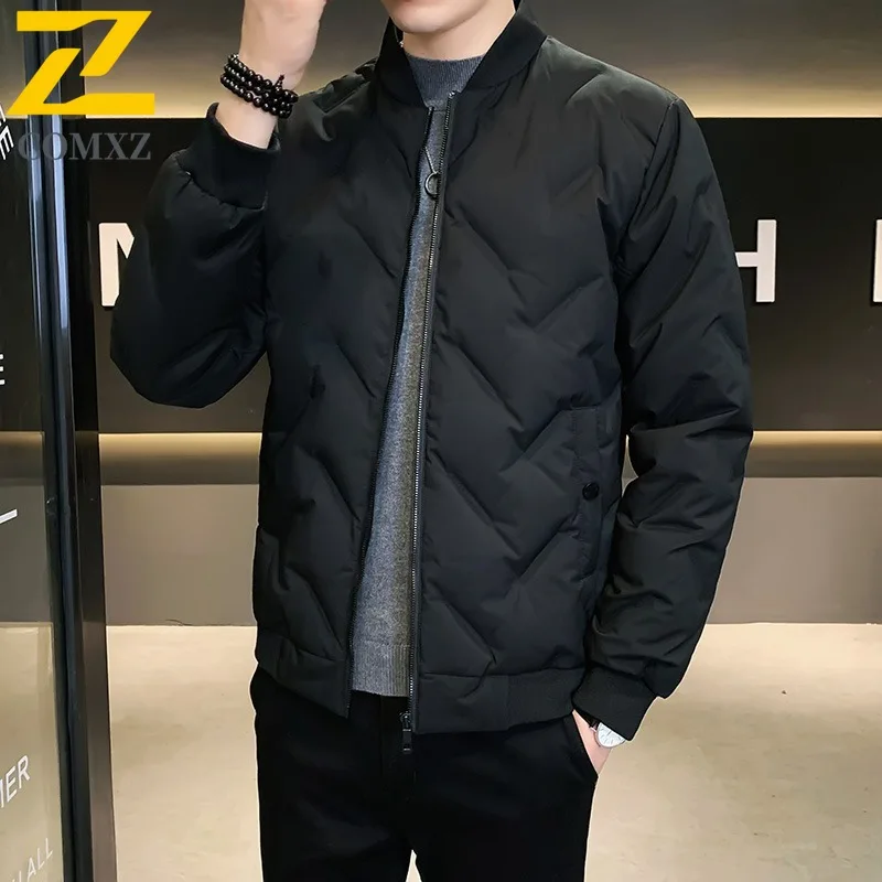 

2025 New Men's Winter Down Jacket Long Knee-length Thickened Warm Duck Down Parka High-end Hooded Detachable Extremely Cold Coat