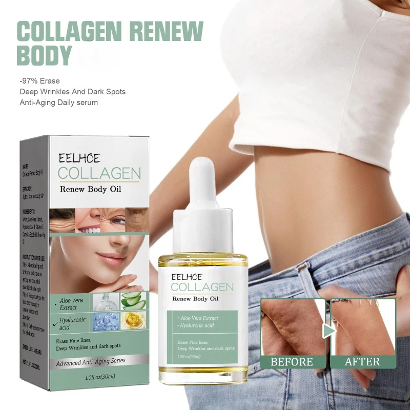 Kollagen heben Körper ätherisches Öl Arm Bauch Oberschenkel Hintern Cellulite Entferner Fat burner Körperform ung straffende Haut abnehmen Essenz