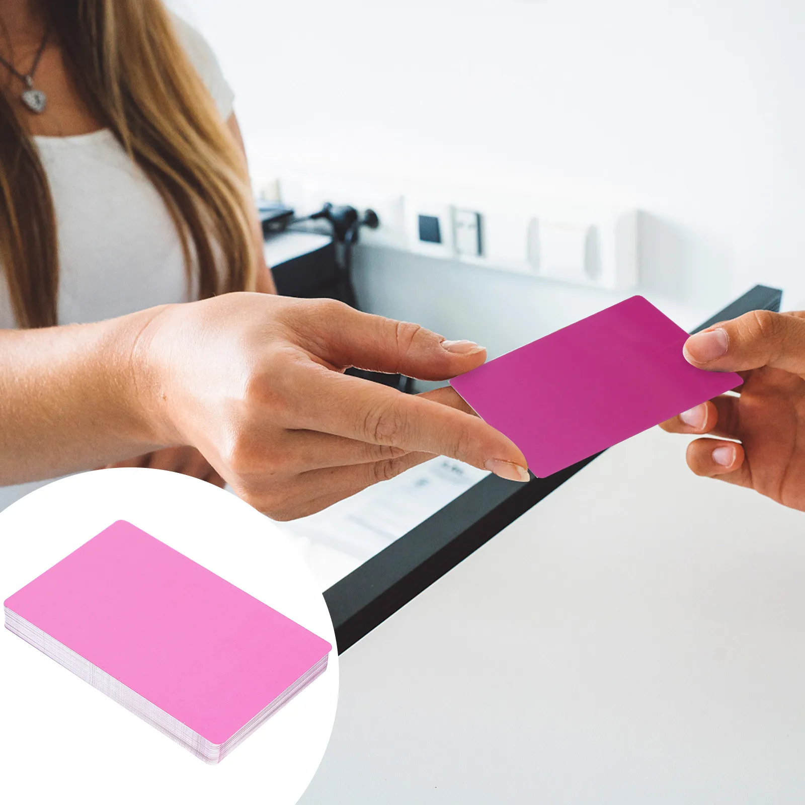 

50 шт. тонких (0,2 мм) цветных анодированных алюминиевых заготовок для визиток, DIY-карточек для гравировки на станке с ЧПУ, цвет розовое золото