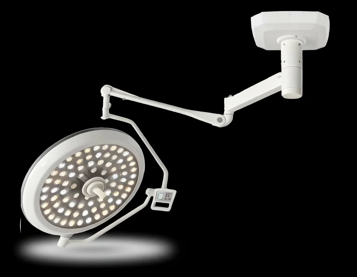 LED Shadowless Lamp, Single-head Surgical Light, Medical Grade Operating Lamp for Clinic, Heavy Duty Hospital Equipment