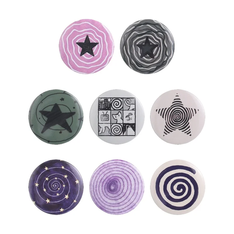 Металлический-значок-брошь-в-стиле-y2k-Звездная-спираль-мультяшный-дизайн-ручная-роспись-минимализм-психоделика-ретро-субкультура-украшение-подарок
