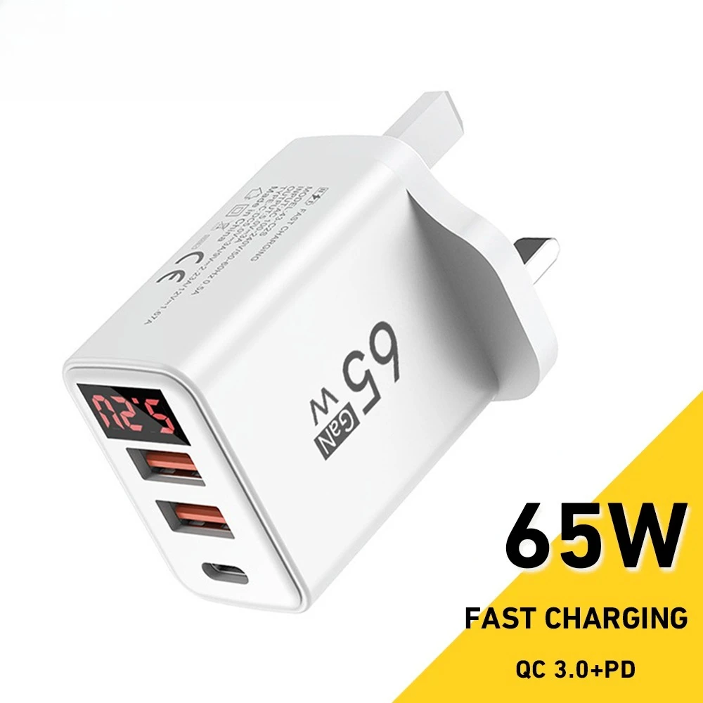 Samsung 65W USB C Charger GaN Mobile Phone USB Type C Fast Charging Adapter EU/US/UK Plug For iPhone Samsung Xiaomi Huawei Wall Charger - Aliexpress Deal