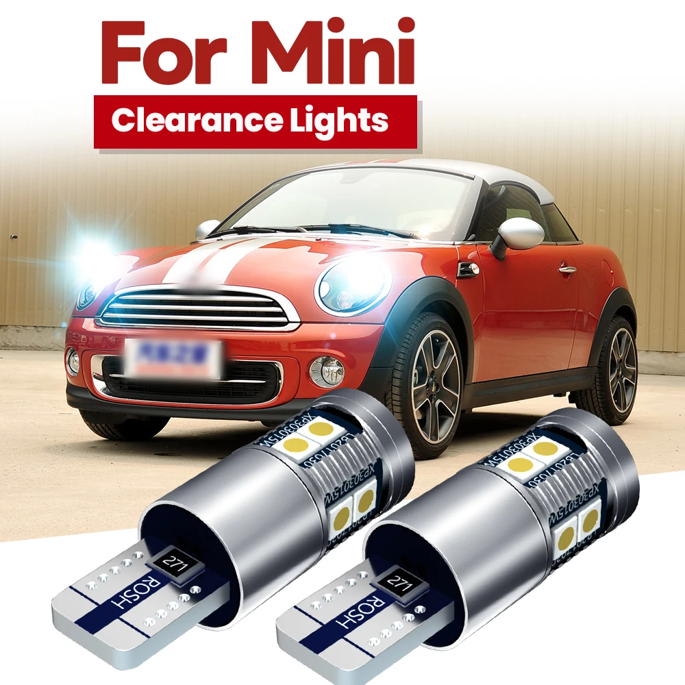 2x LED-Positionsleuchte Parklicht Glühbirne W5W T10 für Mini Cooper R50 R53 F55 F56 R56 F54 R55 F57 R52 R57 R60 R58 R61 R59