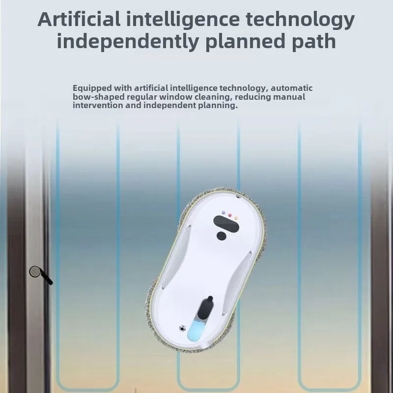 Fully Automatic Intelligent Window Cleaning Robot Electric Remote Control Glass Cleaner for Household Use Direct Factory Sales