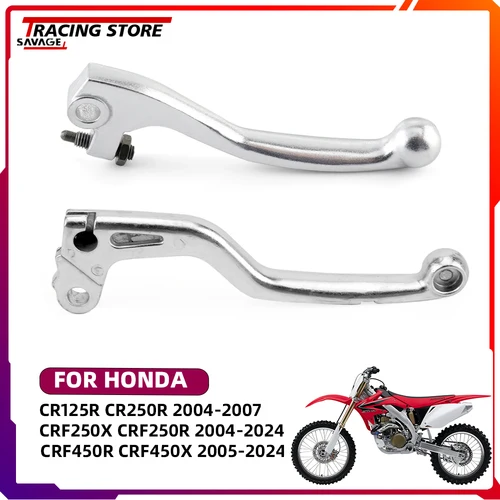 Palanca de embrague de freno delantero CR CRF 250 450 125 para Honda CR125R CR250R CRF250X CRF450X accesorios de motocicleta palancas de Control
