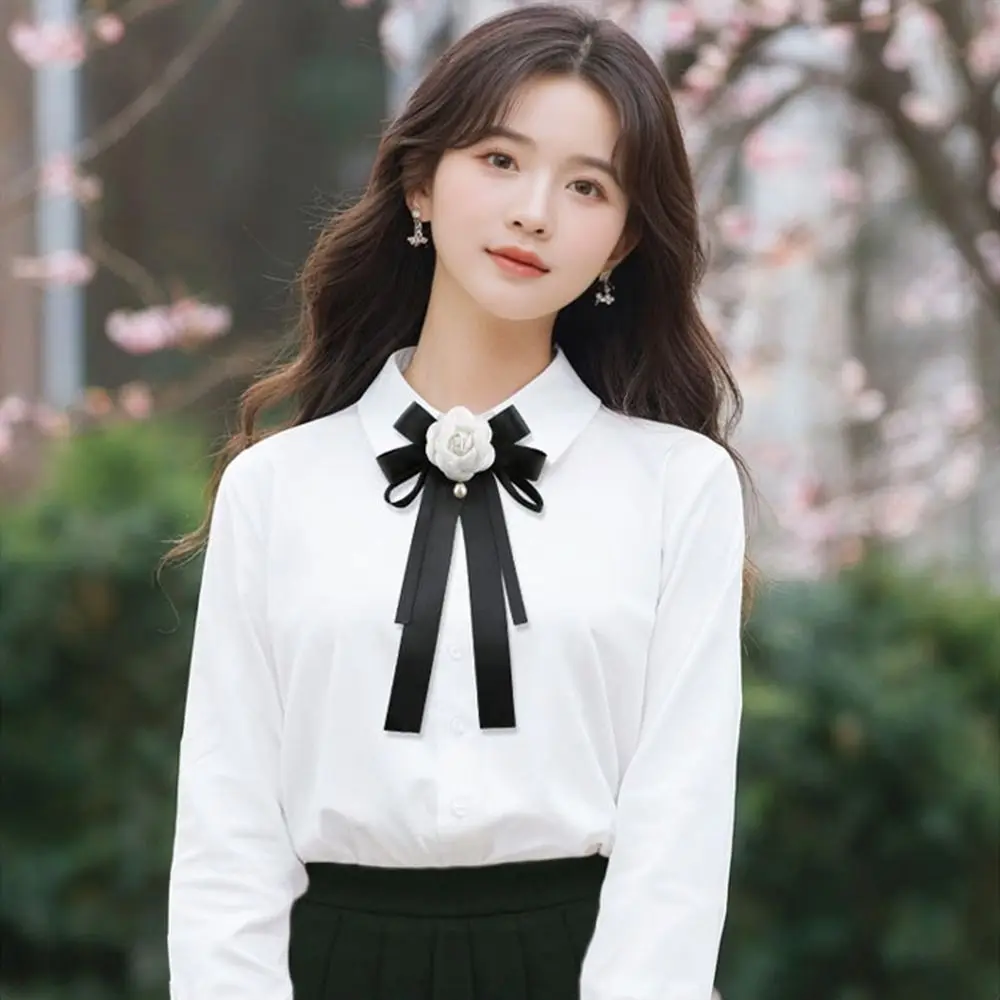 الأسود التذكاري الشريط الأسود Bowknot بروش البوليستر خمر كريستال الراين مجوهرات ربطة العنق الديكور دبوس