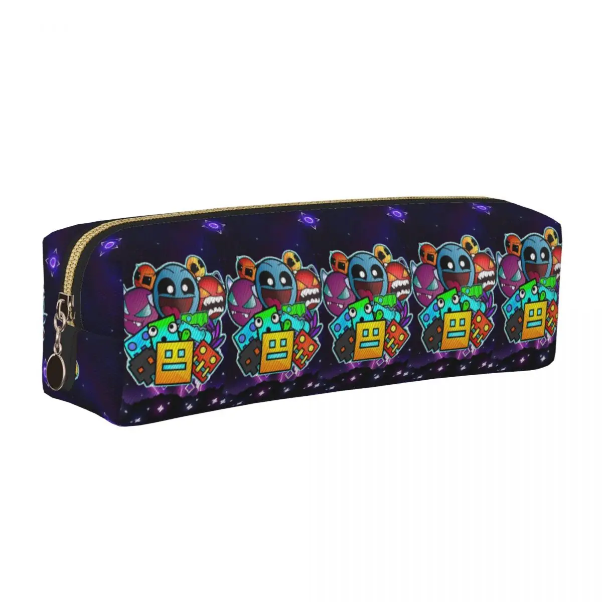 

Geometry Cube Gaming Dash Pencil Cases Fun Pen Bag Student Big Capacity School Supplies Cosmetic Pencilcases