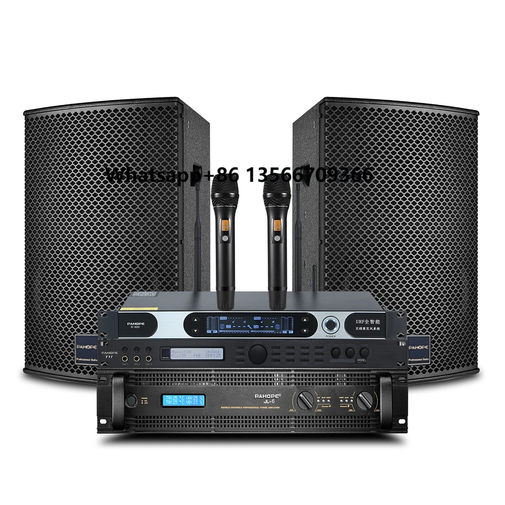 

High-end professional commercial KTV karaoke audio system equipment 12-inch bar party room DSP power amplifier speaker system