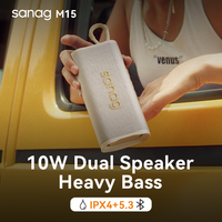Sanag M15 Protable Bluetooth Speaker IPX4 Wireless Speaker 10H High Quality Sound HD Stereo Surround