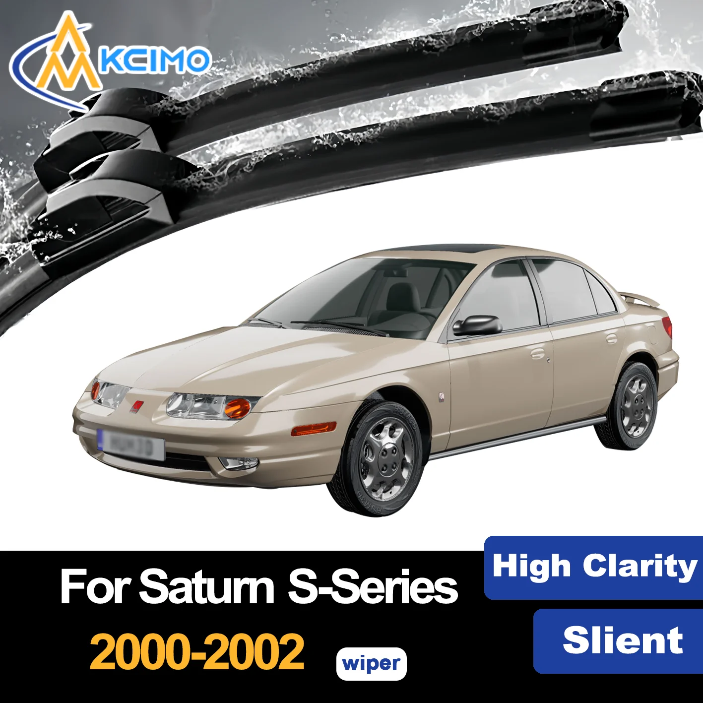 

Front Wiper Blades for Saturn S-Series SL SW SC 2000–2002 Saturn SL1 Premium Car Windscreen Windshield Window Wiper Accessories