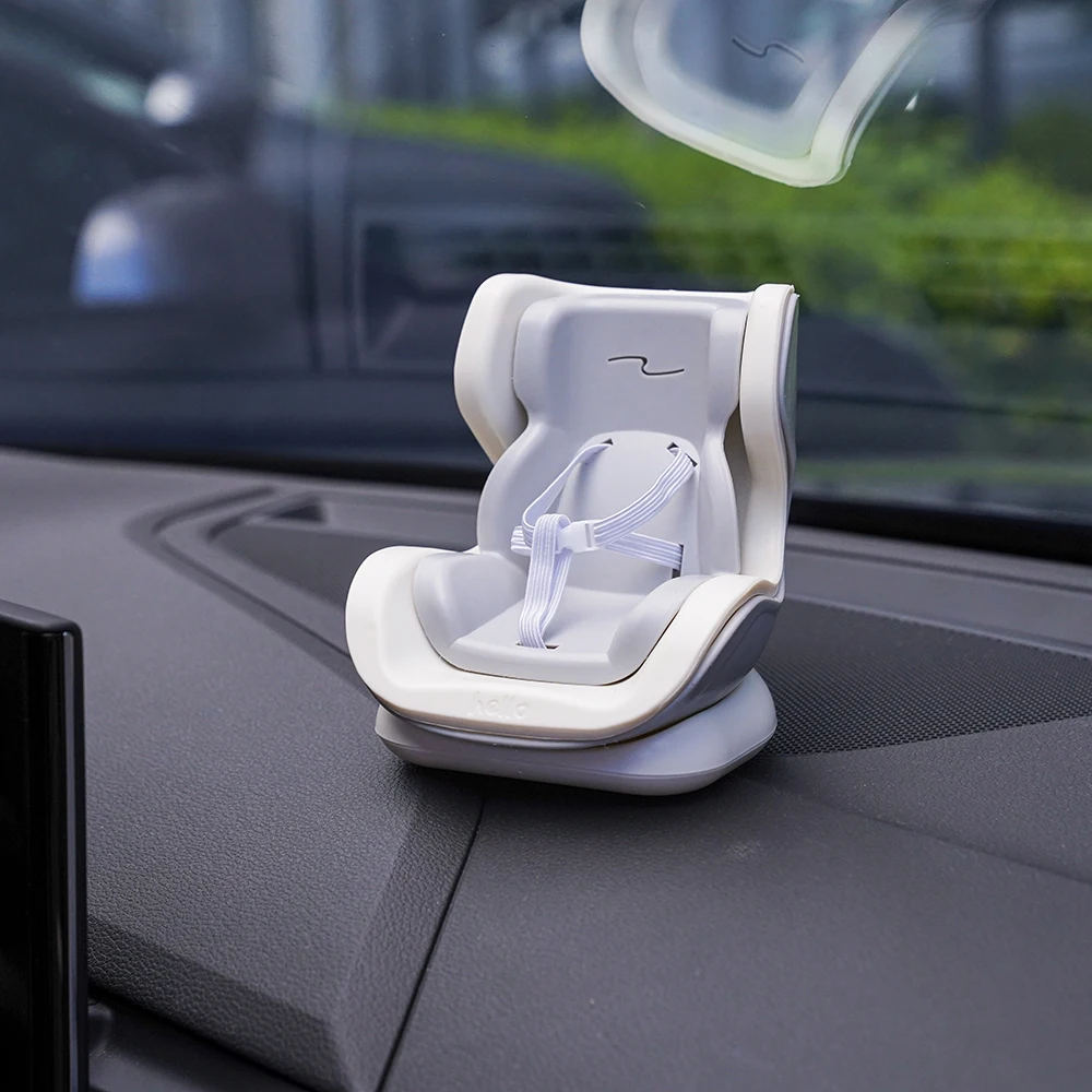 Auto Puppe Sicherheit Sitz 15-17cm Puppe Cartoon Sitz Für Labubu Modell Mini Plüsch Sicherheit Sitz Auto Innen zubehör Geschenke – Detail 8