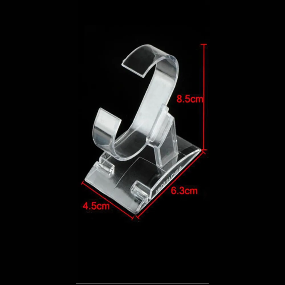 Universal Clear Watch Rack Plastic C-type Watch Showcase Watch Storage Holder