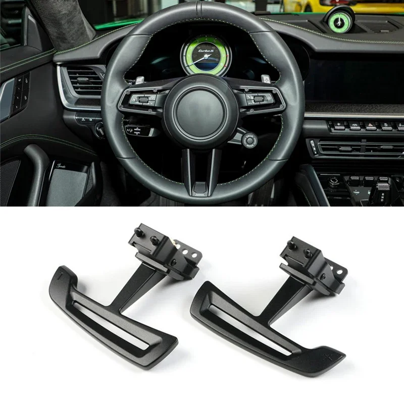 

Car Steering Wheel Magnetic Shift Paddles Fit for Porsche 992 GT3 Macan 958.2 GTS Panamera 971.2 Carrera Targa Cars Accessories