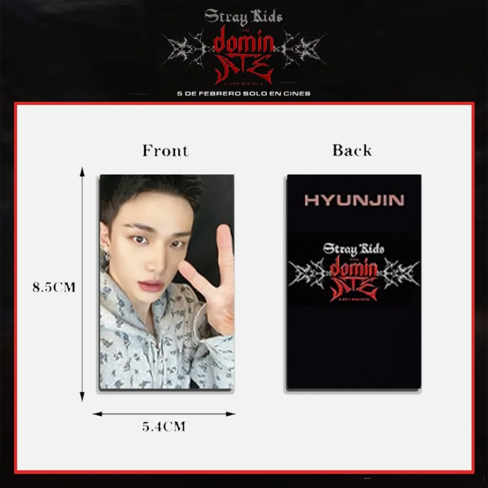 

Набор из 8 новых коллекционных карточек SKZOO Stray Kids Movie Trading Card Deck, случайные карточки KPOP с фотографиями
